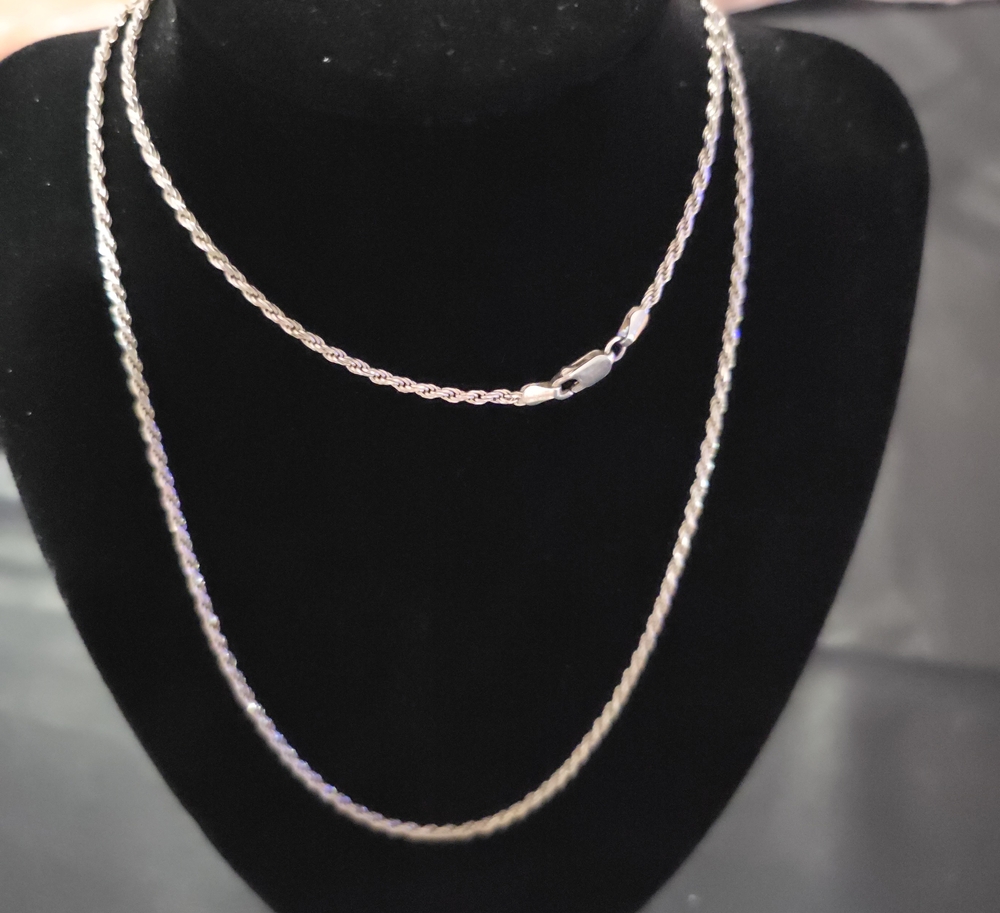 Layered Silver Rope Chain Necklace - Timeless Shine